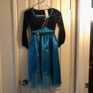 Disney Frozen Queen Anna Costume Small 4-6